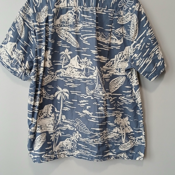 RJC Made In Hawaii Tropical Print Shirt Mens Large(read below) Resortwear - Picture 3 of 3